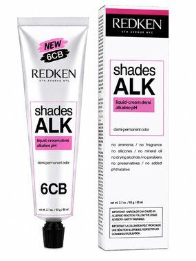 Redken Shades ALK Liquid Cream Demi Permanent Hair Color 6CB 2.1 oz